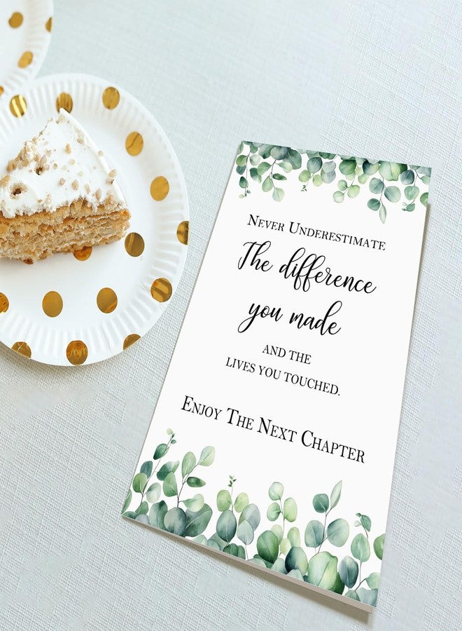 Obbyidk Happy Retirement Card Gift for Women Men, Retirement Decorations for Coworker Friend, Never Underestimate The Difference You Made and The Lives You Touched - Image 4