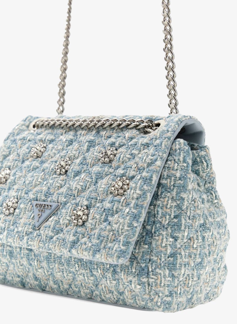 GUESS Everlee Convertible Flap Crossbody Bag - Image 4