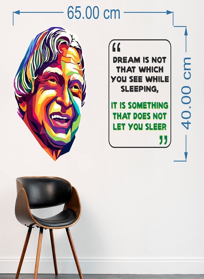 iberry's Inspirational Motivational Quotes Wall Sticker, Dream is Something That Does not let You Sleep- 40 x 65 cm Wall Stickers for Study- Office-008 - Image 3