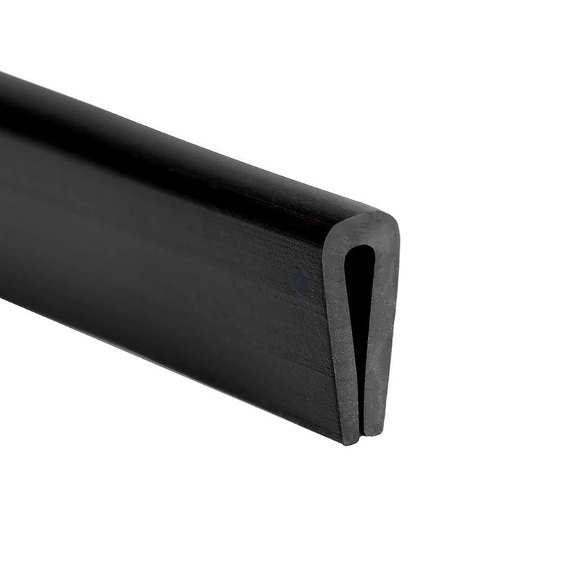 Tintvent Rubber Edge Trim Black U Channel PVC Plastic Metal Sharp Edge Protector Fit for 009 Length 10 Feet 305 Meter