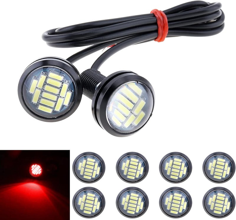DriSentri 10pcs 18mm LED Daytime Running Lights - Image 1