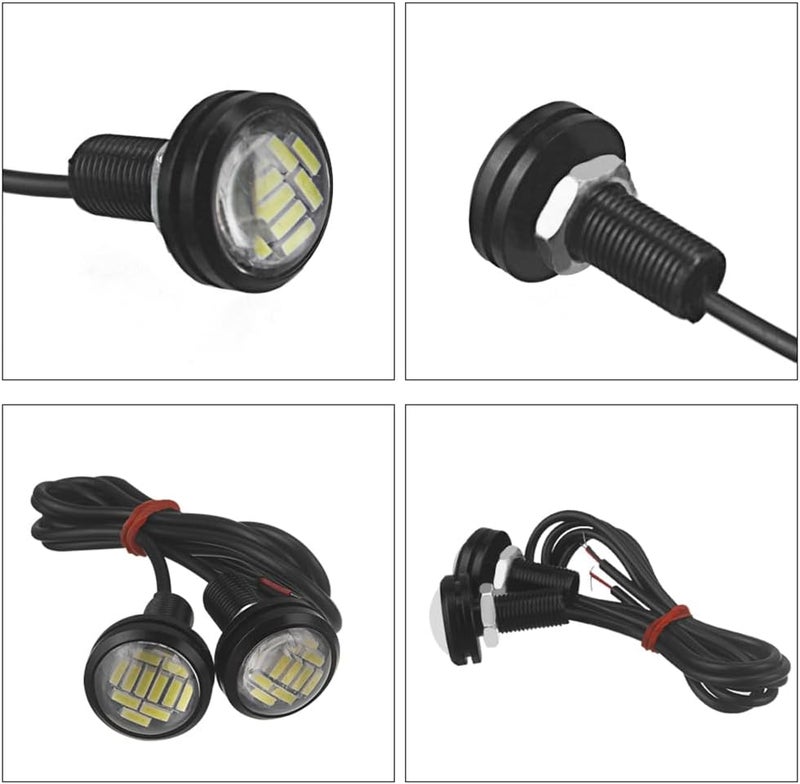 DriSentri 10pcs 18mm LED Daytime Running Lights - Image 4