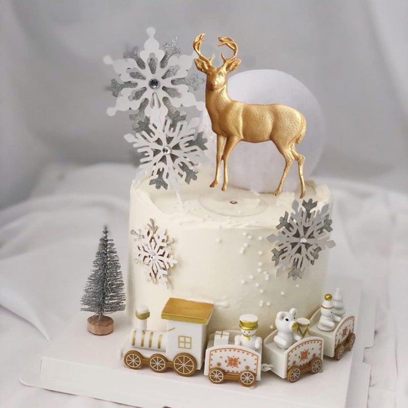 RFGHAC Christmas Deer Silicone Mold 3D Stag Head Fondant Molds Elk Mold For Christmas Cake Decoration Cupcake Topper Candy Chocolate Polymer Clay Gum Paste Set Of 3 - Image 4