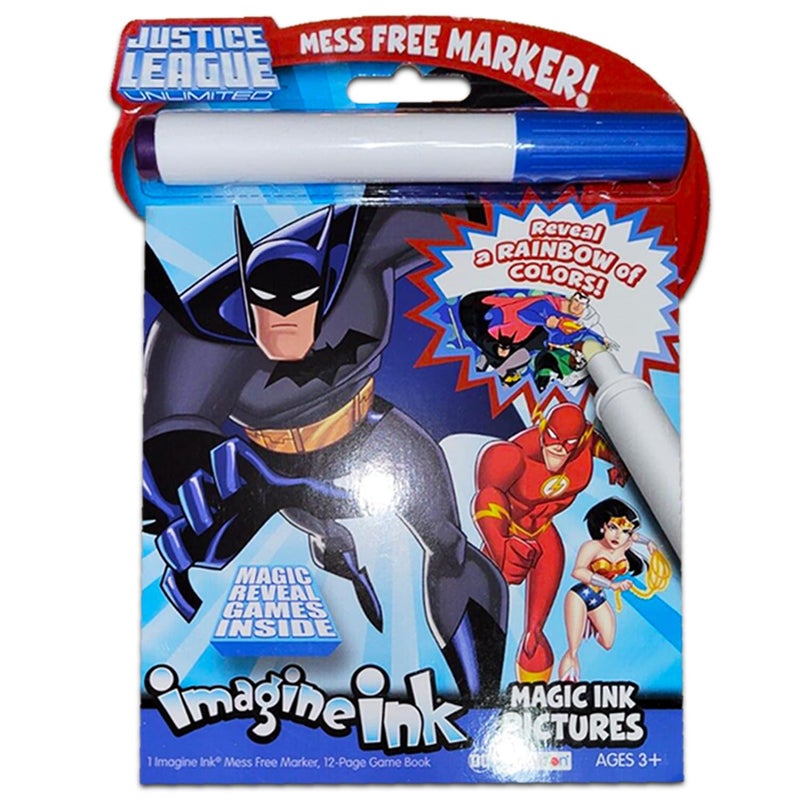 Justice League Super Hero Coloring Book Super Set - Bundle with 3 DC Comics Justice League Activity Books, Stickers and Temporary Tattoos (Superhero Party Favors) - Image 4