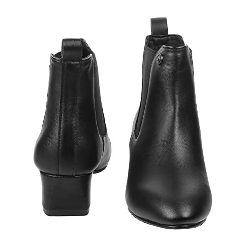 Metro Women Faux Leather Black Fashion Party Boots UK/5 EU/38 (31-85) - Image 5
