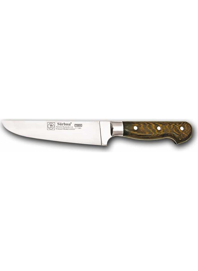 Sürbisa Sürbısa Sürmene 61010 Wooden Handle Butcher Knife 