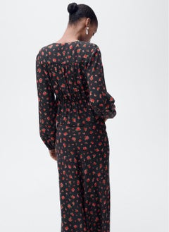 MANGO Ruffled Floral Blouse  - Image 2