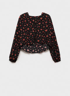 MANGO Ruffled Floral Blouse  - Image 5