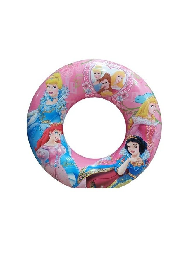 Disney Swim Rings, Donut Swimming Ring Inflatable Pool Float Smooth Swimming Circle Swimming Princesses 90 Cm - Image 1