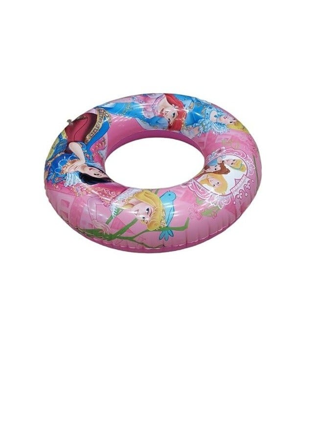 Disney Swim Rings, Donut Swimming Ring Inflatable Pool Float Smooth Swimming Circle Swimming Princesses 90 Cm - Image 3