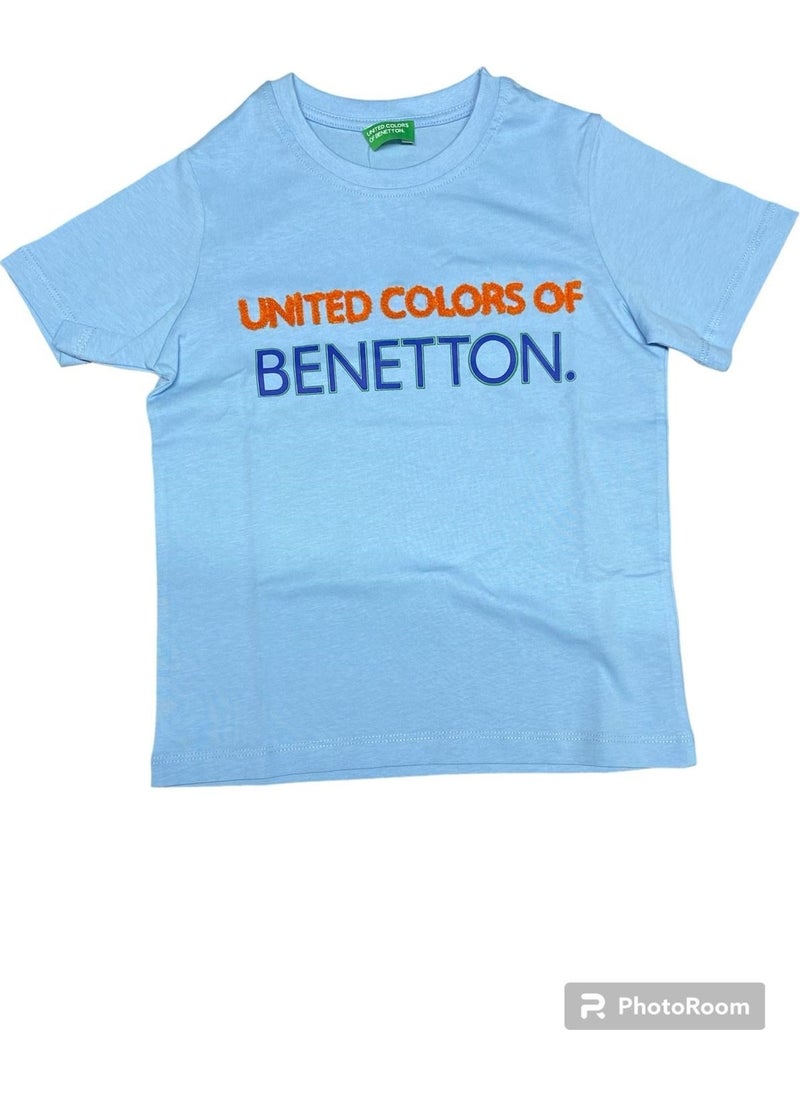 Benetton Boy's T-Shirt BNT-B21361-003  - Image 1