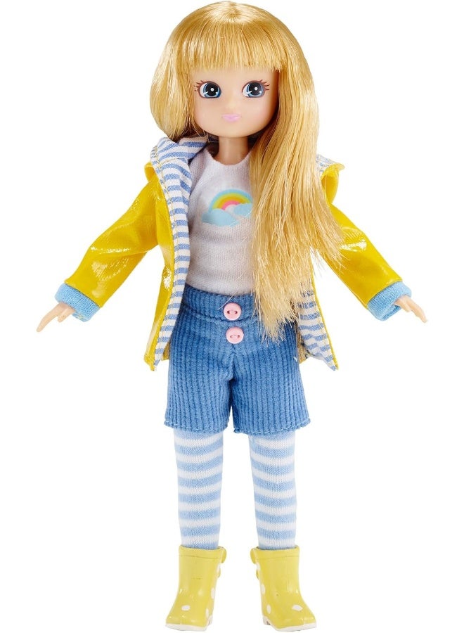 Lottie Muddy Puddles Doll - Fashionista Doll with Yellow Raincoat and Rain Boots for Kids - Image 1