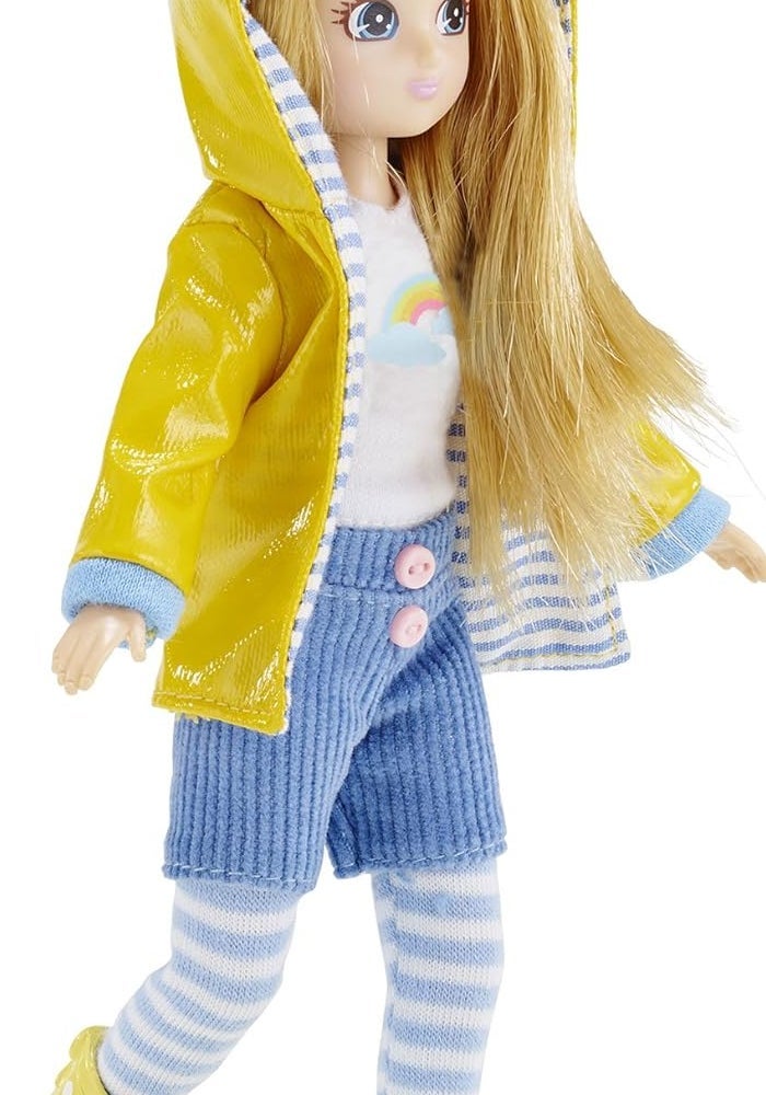 Lottie Muddy Puddles Doll - Fashionista Doll with Yellow Raincoat and Rain Boots for Kids - Image 2