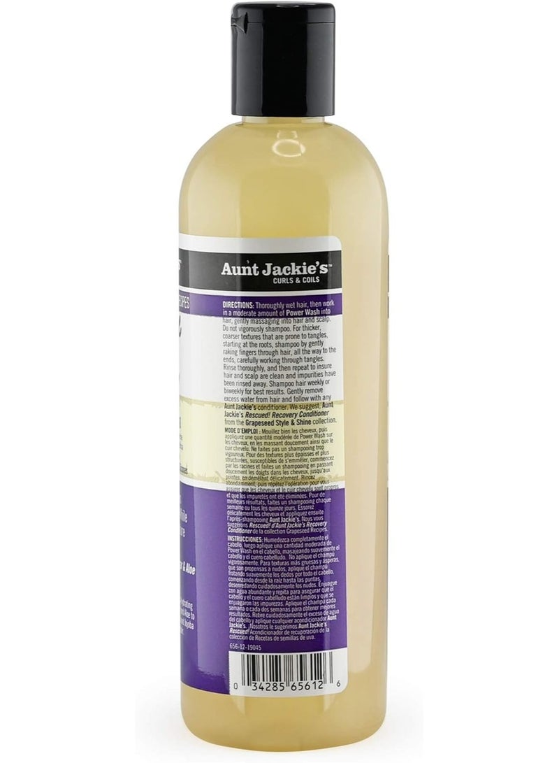 أنت جاكيز شامبو آنت جاكيز باور ووش للتنظيف العميق وترطيب الشعر – خالٍ من الكبريتات مع الألوفيرا وخل التفاح – 355 مل - Image 2