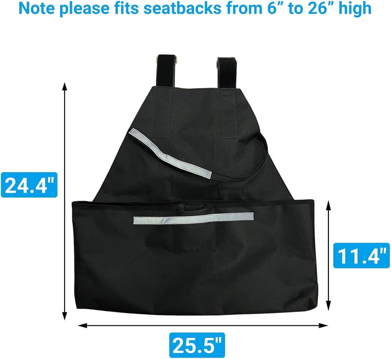 LITEMATIRA Walker Holder for Mobility Scooters & Power Chairs - Rollator Stand Support Storage Accessories, 24.4" L x 25”W x 11.4”D - Image 2