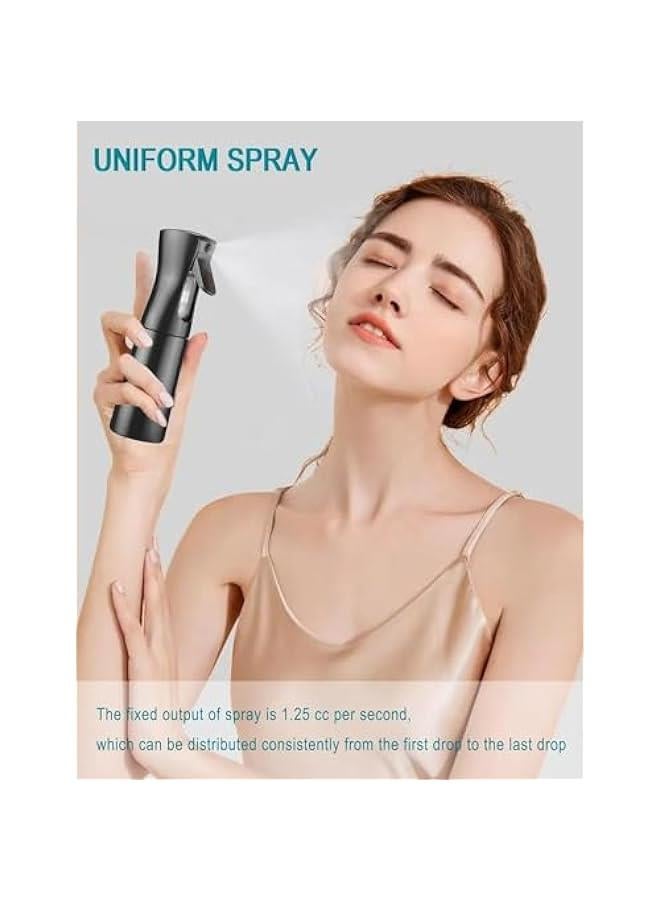 HOOKOR 500ml Continuous Spray Bottle Plastic Empty Hair Mist Sprayer Ultra Fine Water Mister for Hairstyling Cleaning Salons Plants Pet Care (2 Pack) - Image 2