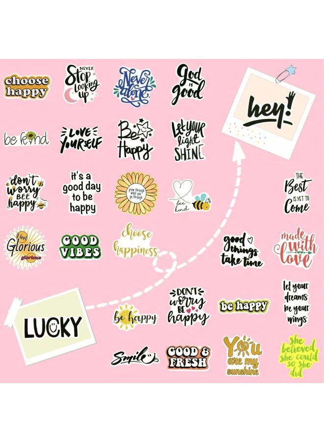 CoCube+ 100pcs Inspirational Stickers Vision Board Supplies, Reward Motivational Stickers for Teens Adults Students Teachers Planners Employees, Positive Sticker for Water Bottles, Scrapbook, Journal - Image 4