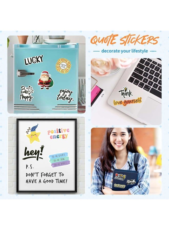 CoCube+ 100pcs Inspirational Stickers Vision Board Supplies, Reward Motivational Stickers for Teens Adults Students Teachers Planners Employees, Positive Sticker for Water Bottles, Scrapbook, Journal - Image 2