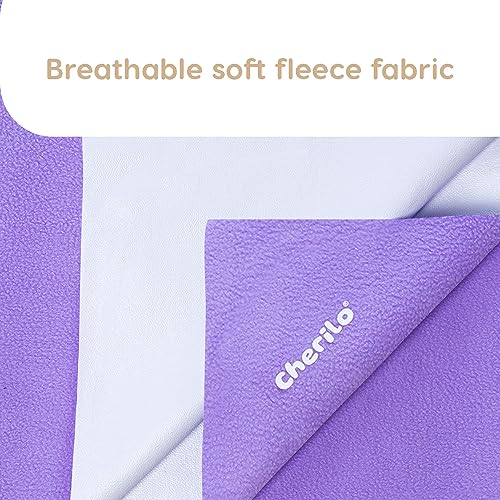 Cherilo Quick Dry Waterproof Protector Baby Dry Sheet, Medium (70cm X 100cm)| Violet - Image 2