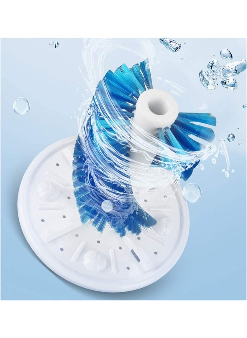 DubaiGallery Home Shoe Washer, Portable Smart Mini Washer, 4.5kg Capacity, Removable Shoe Brush, Anti-Bacterial Light Blue, Knob Control  - Image 5