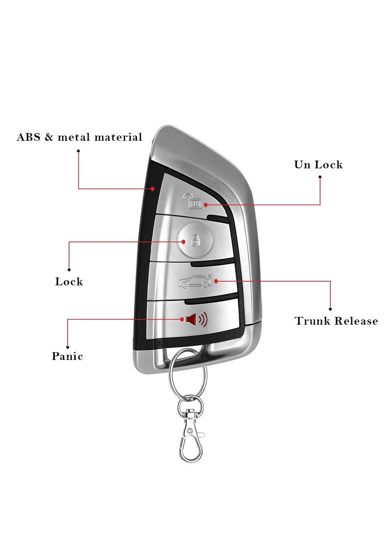 3XR 3XR Universal Remote Keyless Entry System with Central Door Locking, Trunk Release, and Remote Car Locator 7101  - Image 4