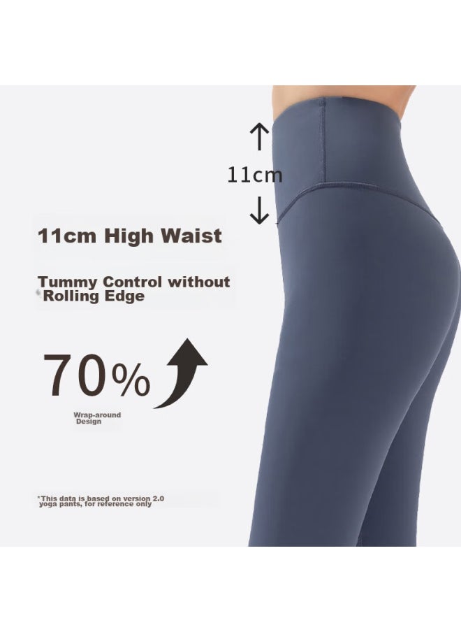 Miniso Miniso Yoga Pants For Women, Seamless Sports Fitness Leggings, Training Tight Pants, Quick-drying Breathable High-waist Butt-lifting Pilates Yoga Wear  - Image 3