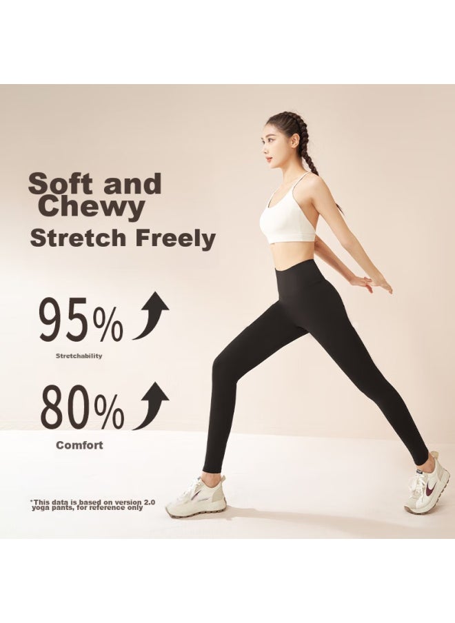 Miniso Miniso Yoga Pants For Women, Seamless Sports Fitness Leggings, Training Tight Pants, Quick-drying Breathable High-waist Butt-lifting Pilates Yoga Wear  - Image 2