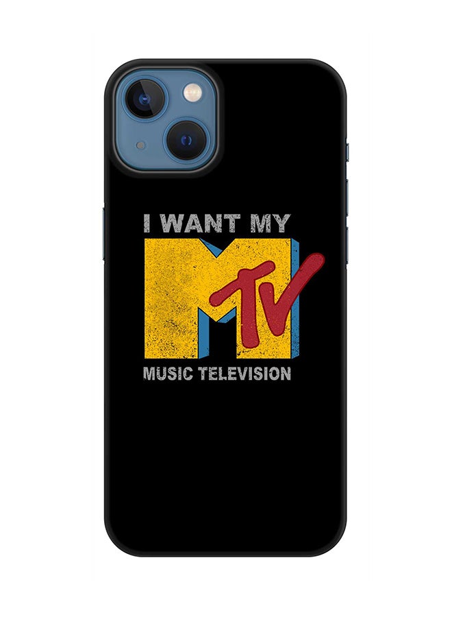 Stylizedd Case for iPhone 15 Slim Snap Classic Series Mobile Cover Hard PC Shield Matte Finish Phone CasePrint - I want my mtv - Image 1