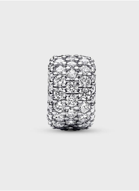 Sparkling PavÃƒÂ© Triple-Row Charm