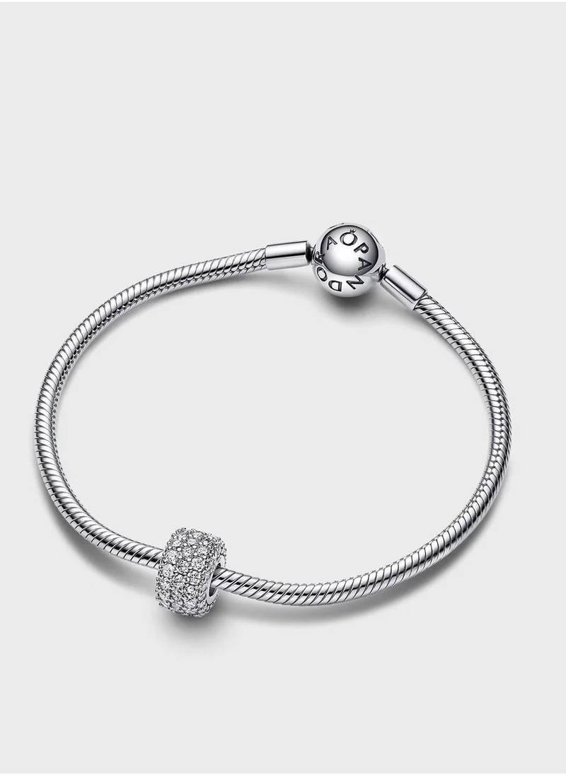 PANDORA Sparkling PavÃƒÂ© Triple-Row Charm
