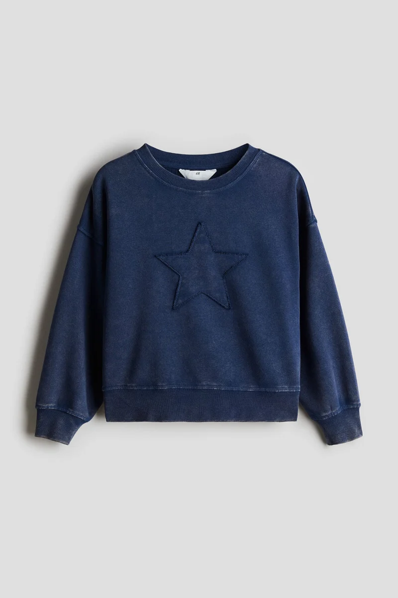 H&M Motif-Detail Sweatshirt