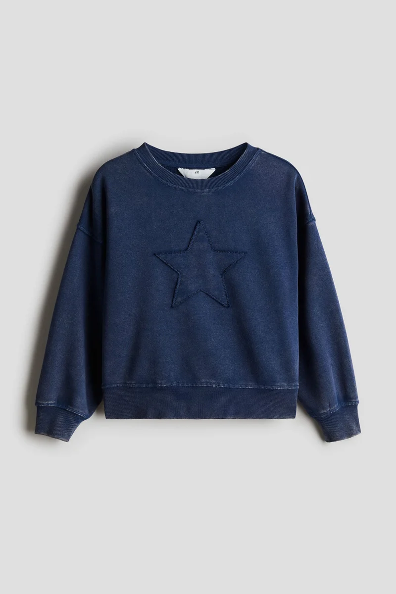 H&M Motif-Detail Sweatshirt