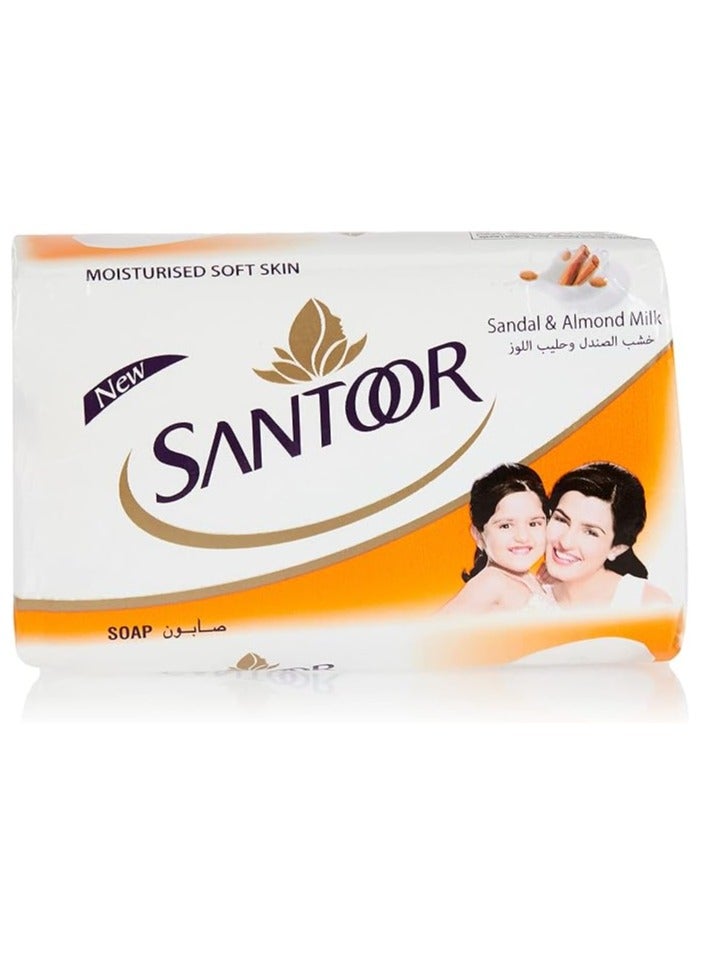 Santoor صابون أبيض، 175 جرام