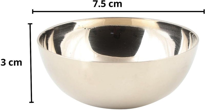 WHOLELIFEOBJECTS Bronze Kansa Vatki Cup Bronze Kansa Natural Bowl Ayurvedic Detox Foot Massager  Relaxation and Deep Cleaning Ancient Indian Technique  Natural Pack of 1 - Image 3