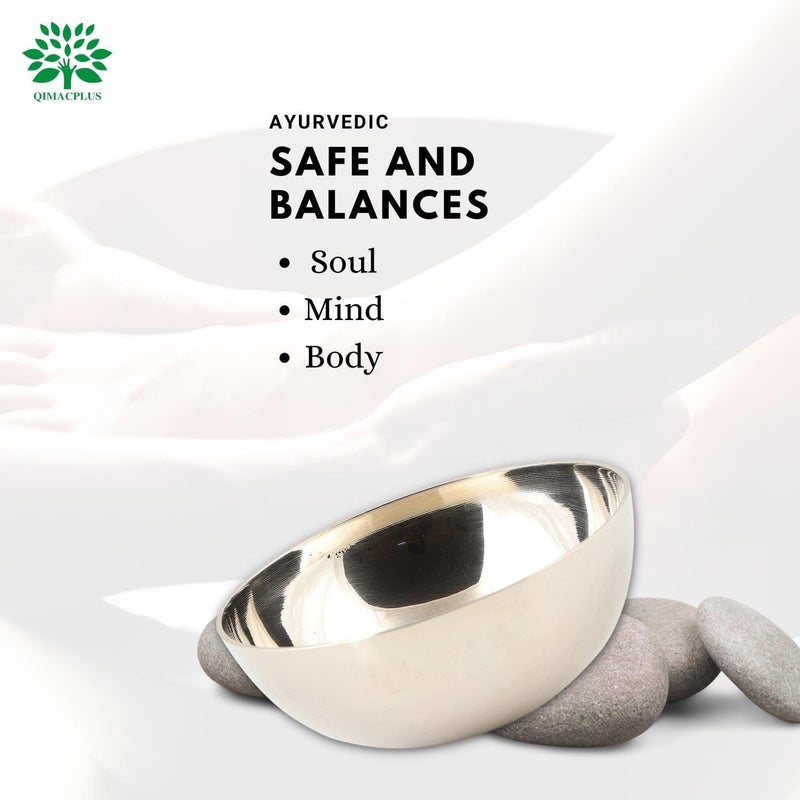 WHOLELIFEOBJECTS Bronze Kansa Vatki Cup Bronze Kansa Natural Bowl Ayurvedic Detox Foot Massager  Relaxation and Deep Cleaning Ancient Indian Technique  Natural Pack of 1 - Image 2