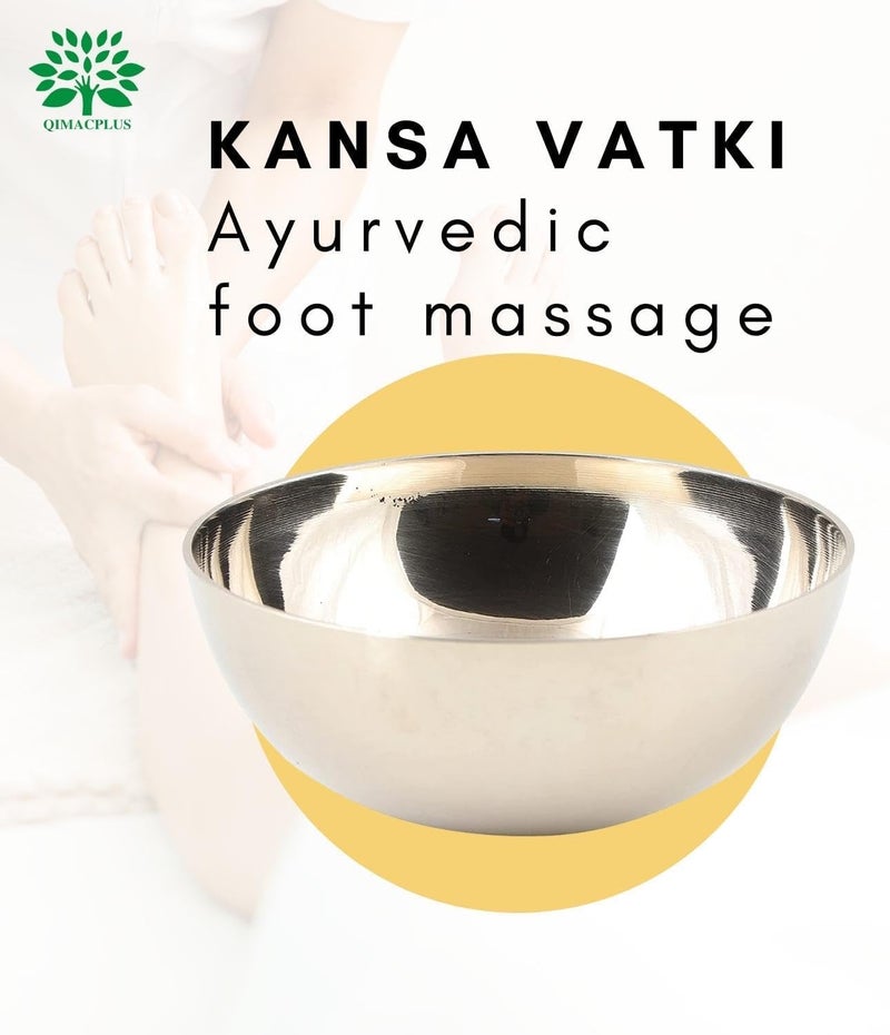 WHOLELIFEOBJECTS Bronze Kansa Vatki Cup Bronze Kansa Natural Bowl Ayurvedic Detox Foot Massager  Relaxation and Deep Cleaning Ancient Indian Technique  Natural Pack of 1 - Image 4