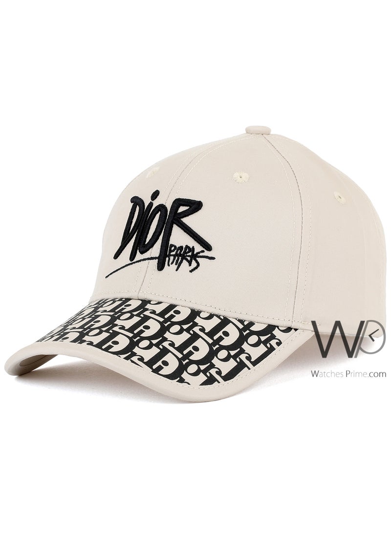 ديور كاب بيسبول كريستيان ديور باللون الأبيض العاجي - Image 1