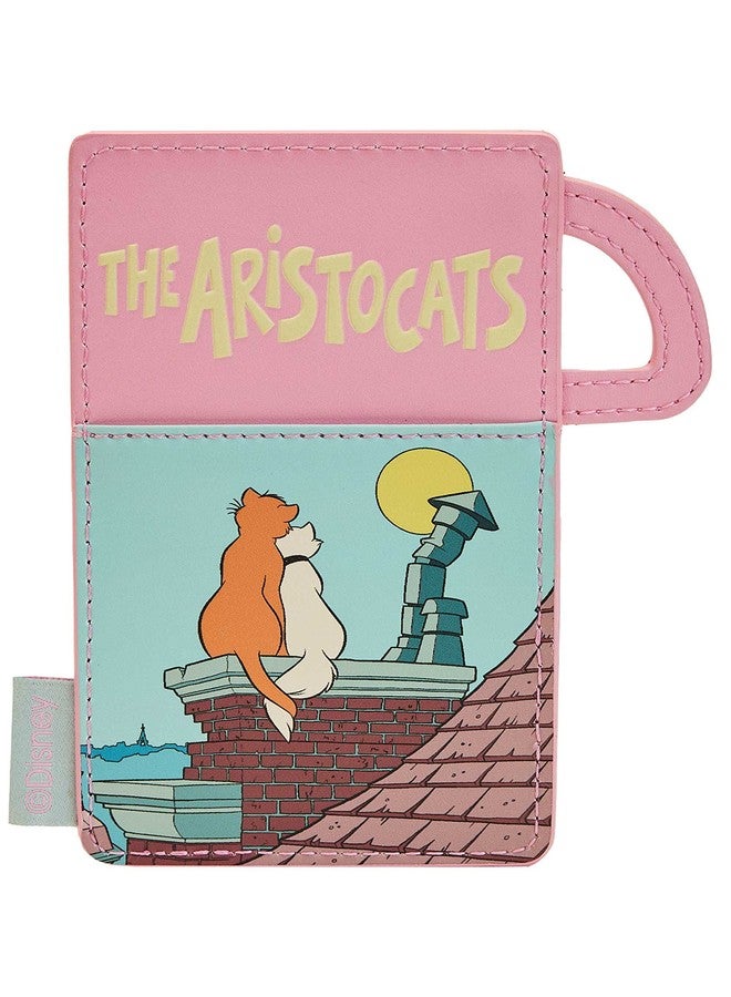 Loungefly حامل بطاقات ملصق ديزني الأرستوقاط من لاونجفلاي - Image 1