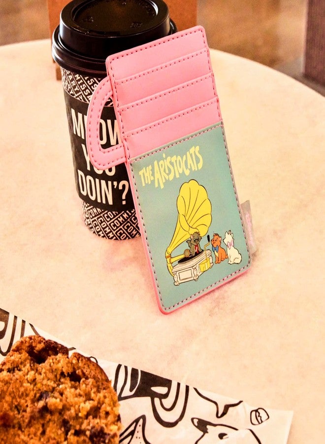 Loungefly حامل بطاقات ملصق ديزني الأرستوقاط من لاونجفلاي - Image 2