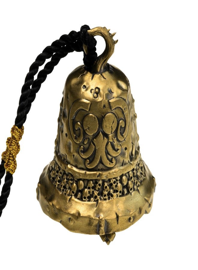 Starforged قلادة نحاسية من سلسلة Starforged Warhammer 40K Plague Bell of Nurgle Chaos Warriors، مع حبل مضفر أسود. - Image 1