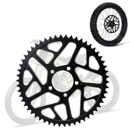 CHANGCHENG 54T Motorcycle Rear Sprocket 420 Pitch 7075 Aviation Aluminum Alloy for Sur Ron Light Bee SX Segway X160X260 Talaria Sting XXXX3 MX3MX4 ERide Pro SSS Rawrr MantisBlack - Image 1