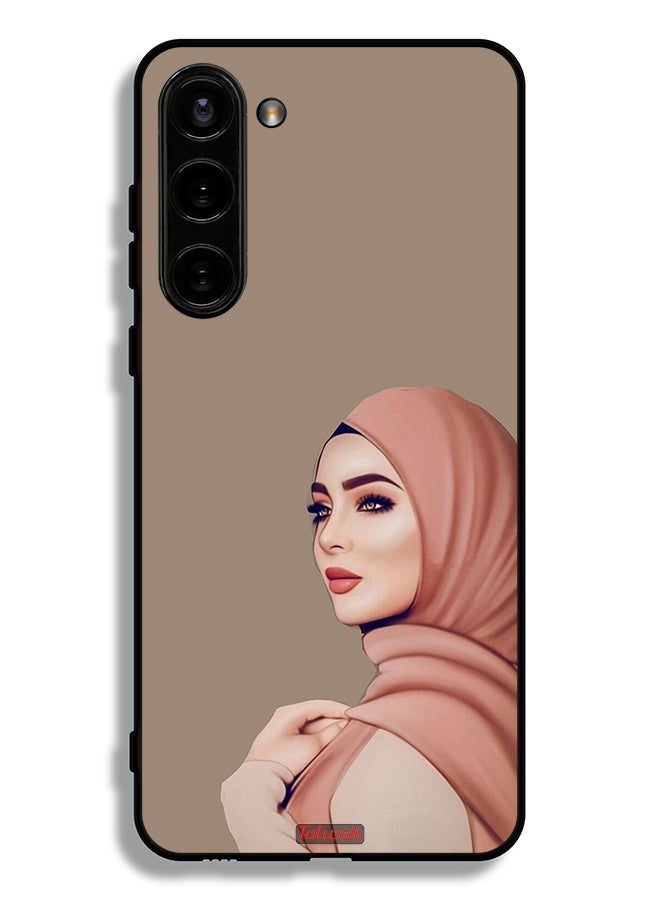 Tolwak Samsung Galaxy S23 5G Protective Case Cover Beautiful Hijab Girl - Image 3
