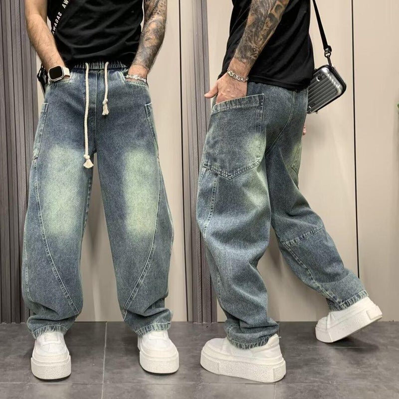 Unisex Casual Daily Denim Jeans - Image 2
