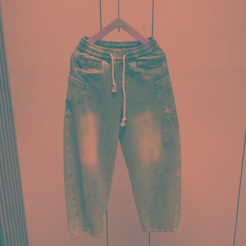 Unisex Casual Daily Denim Jeans - Image 4