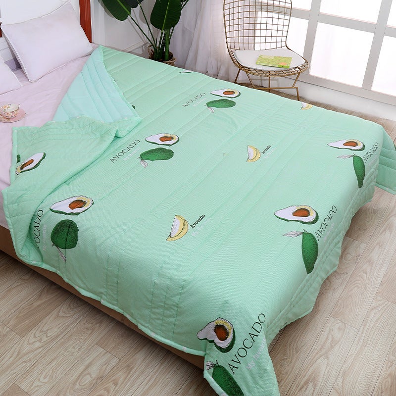 Washed Cotton Summer Quilt, Double Air-Conditioning Quilt, Thin Quilt, Machine Washable Children'S Quilt, Gift Quilt, Breathable And Cool - Image 1