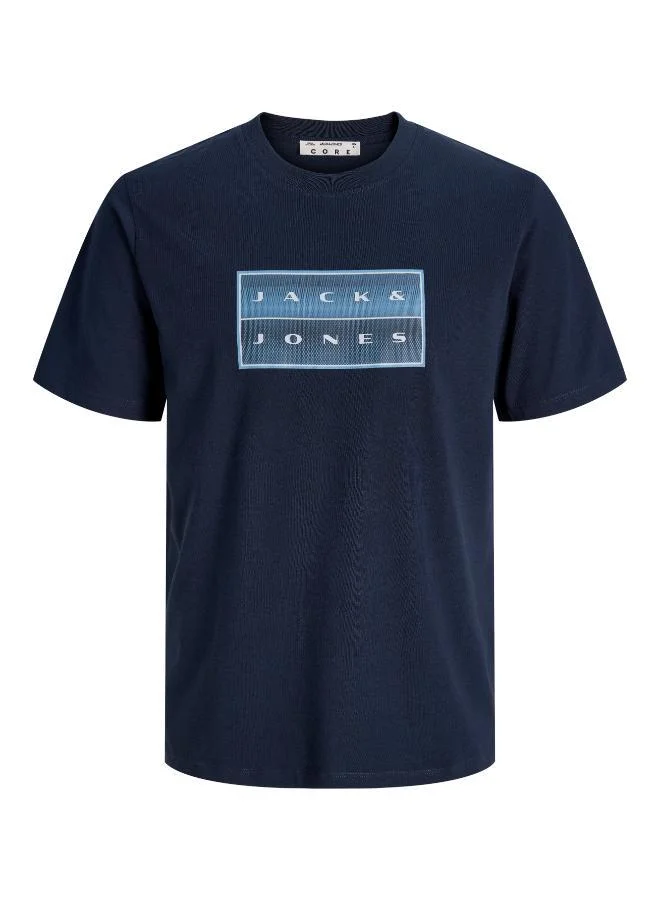 JACK & JONES Outer Space Printed Crew Neck T-Shirt for Men | Best Price UAE