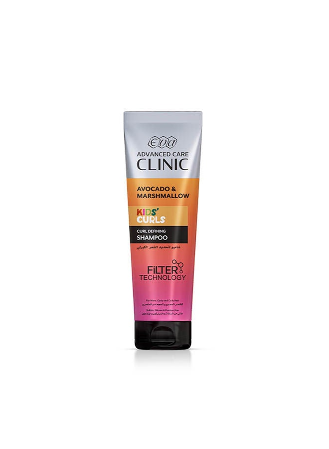 Eva Advanced Care Clinic Kids Curls Defining Shampoo For Wavy Curly And Coily Hair