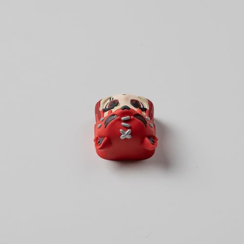 ULTRAEQUIP Artisan Keycaps, Cute Kawaii Red Riding Hood-Keycaps, Shine Through Resin Handmade, Single 1U Replace Key for ESC Key Mechanical Keyboard - Image 5