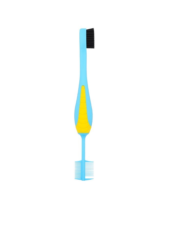 Curls Styling Tools 3In1 Edge Slayer Brush Smooth And Swoop Flyaways Define And Design Baby Hairs For All Curl Types 1Ct  - Image 2