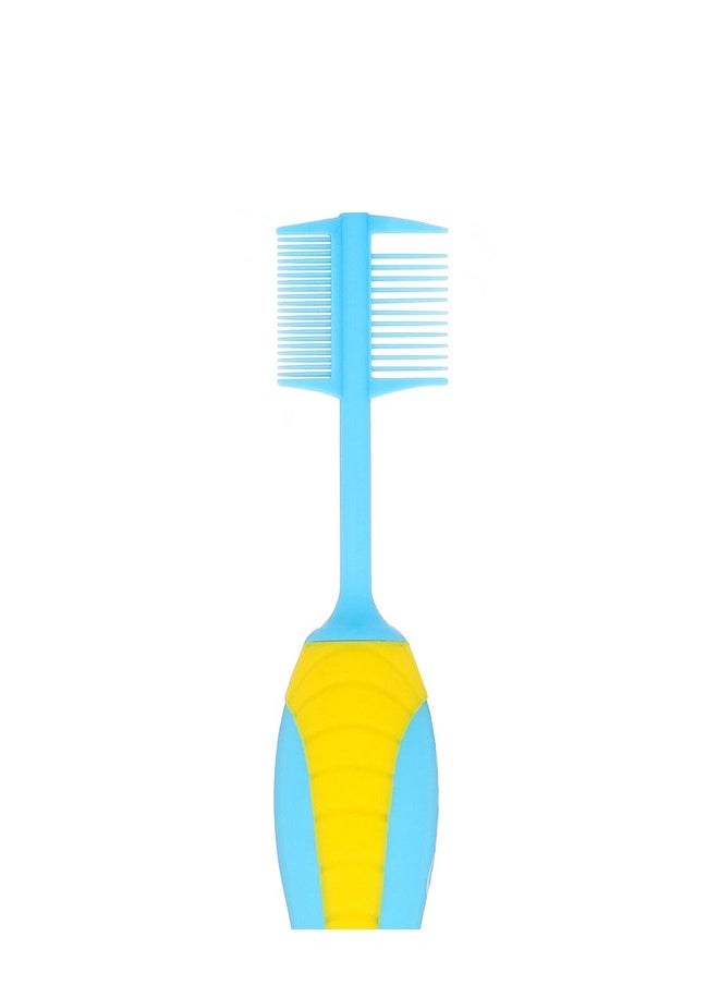 Curls Styling Tools 3In1 Edge Slayer Brush Smooth And Swoop Flyaways Define And Design Baby Hairs For All Curl Types 1Ct  - Image 4